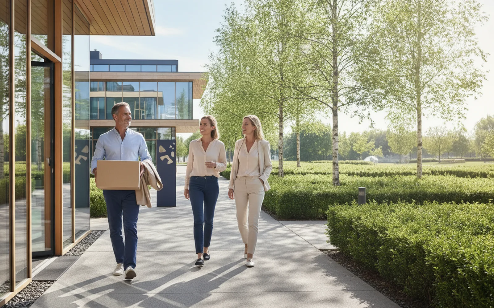 Mann startet nach dem Job neu durch: Blick in den Raum