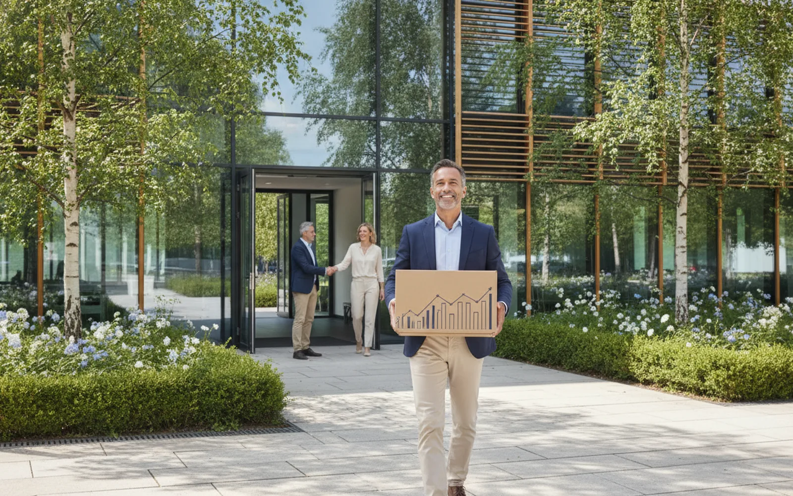 Mann startet nach dem Job neu durch: Blick in den Raum