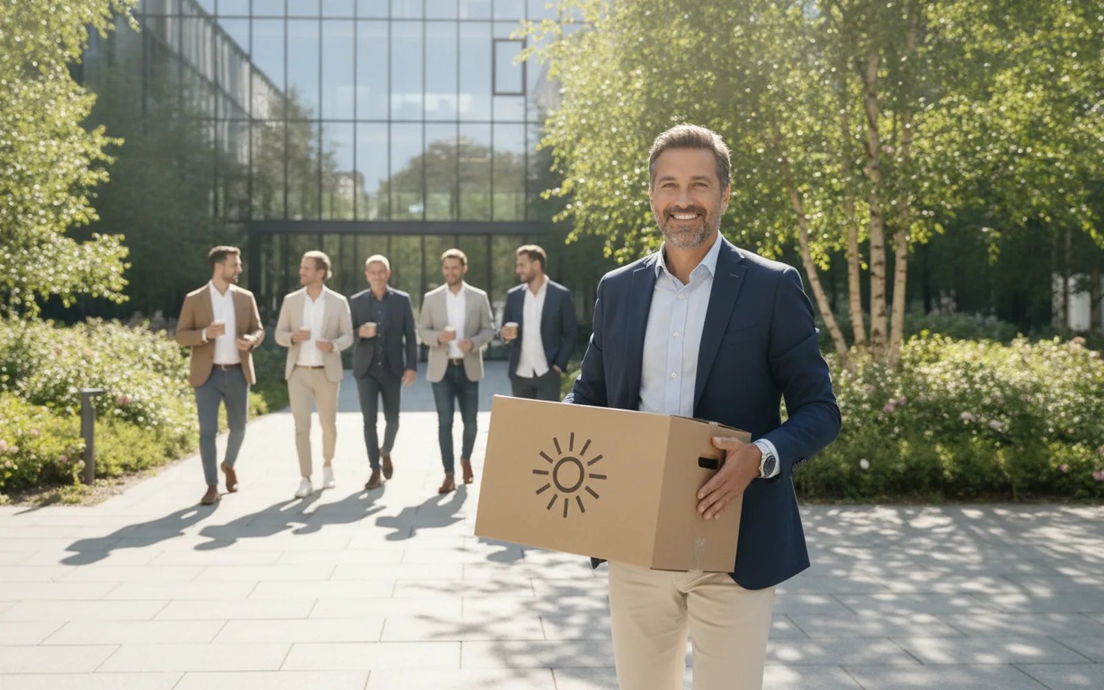 Mann startet nach dem Job neu durch